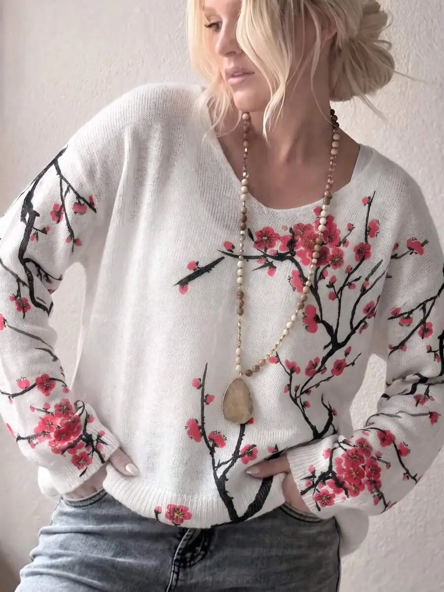 Women's Plush Mohair Blend Sweater | Dusty Pink V-Neck Fall Winter Pullover | Soft Dropped Shoulder Knit Top, Prom, Halloween, Back To School