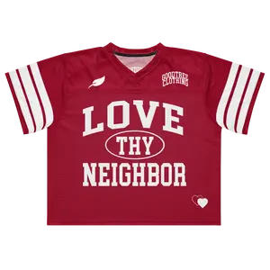 Love Thy Neighbor Box Jersey – Red