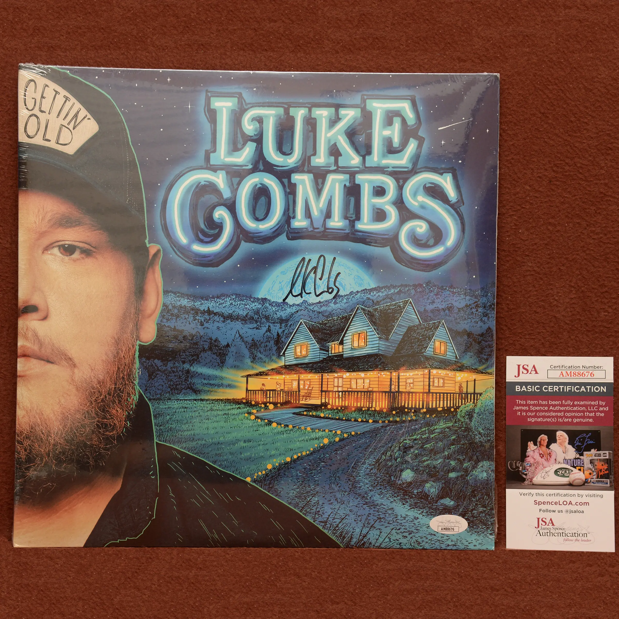 Luke Combs Signed JSA Authenticated "Gettin' Old" LP