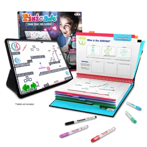 Pixicade "Draw Your Own Games!" - Educational Activities with Interactive Learning Materials and Creative Designs