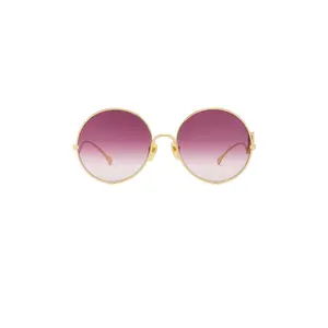 Chloe Chlo? Iconic Sunglasses in Gold & Red