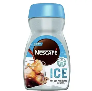 Nescafe Ice Coffee Beverage Flavor - 1 Bottle - Instant Medium Roast - Perfect for Iced Coffee Lovers