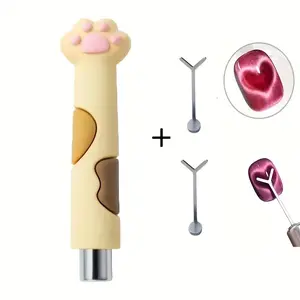 Cat Claw Magnetic Nail Tool, Strong Magnet Design for French Manicure, DIY Gel Polish, Home Salon Nail Care Accessories