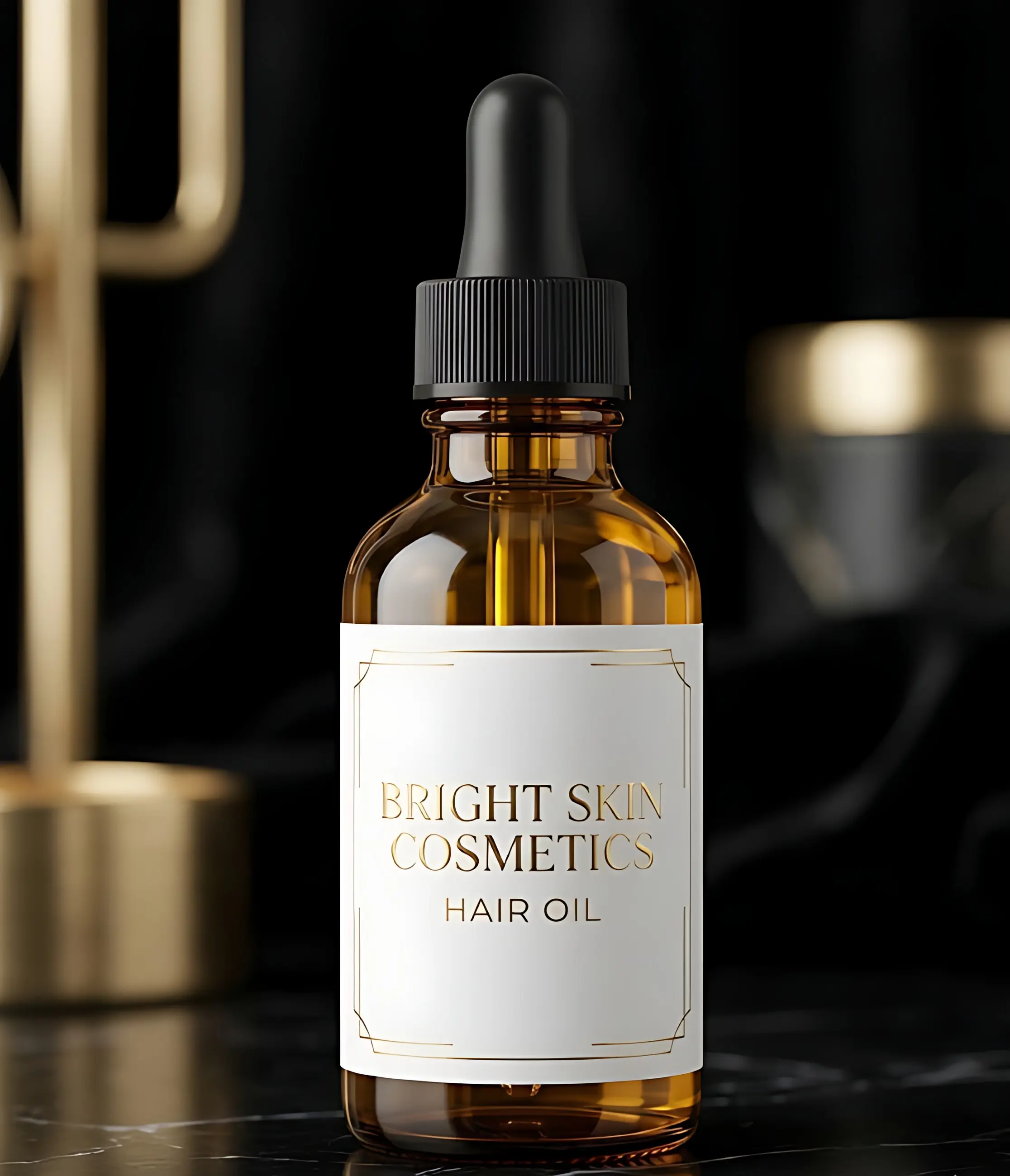 BRIGHT SKIN COSMETICS Hair Oil - Daily Haircare Treatment with Lightweight Nourishing Formula, Smooth Frizz-Free Shine, Moisturize & Hydrate for All Hair Types, Lavender, Wavy, Coily, Straight, Curly, Eucalyptus Oil, Hydrating, Moisture, Dry, Fast Absorbe