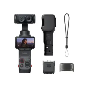 Insta360 Luna Ultra - 8K Vlogging Camera with Dual Leica Lenses, 12× Zoom, 1" Sensor, Detachable 2" Touchscreen, Triple AI Chip, Pocket Gimbal Camera for Vlog Photography