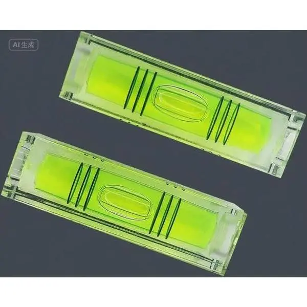 2pcs Mini Magnetic High-Precision Stick-On Bubble Levels - 52mmx20mmx15mm Pocket-Sized Durable Measuring Tools for Home, Hardware, Industrial Alignment, Campers, Lifts, Excavators Horizontal-Vertical Leveling, Diy Users
