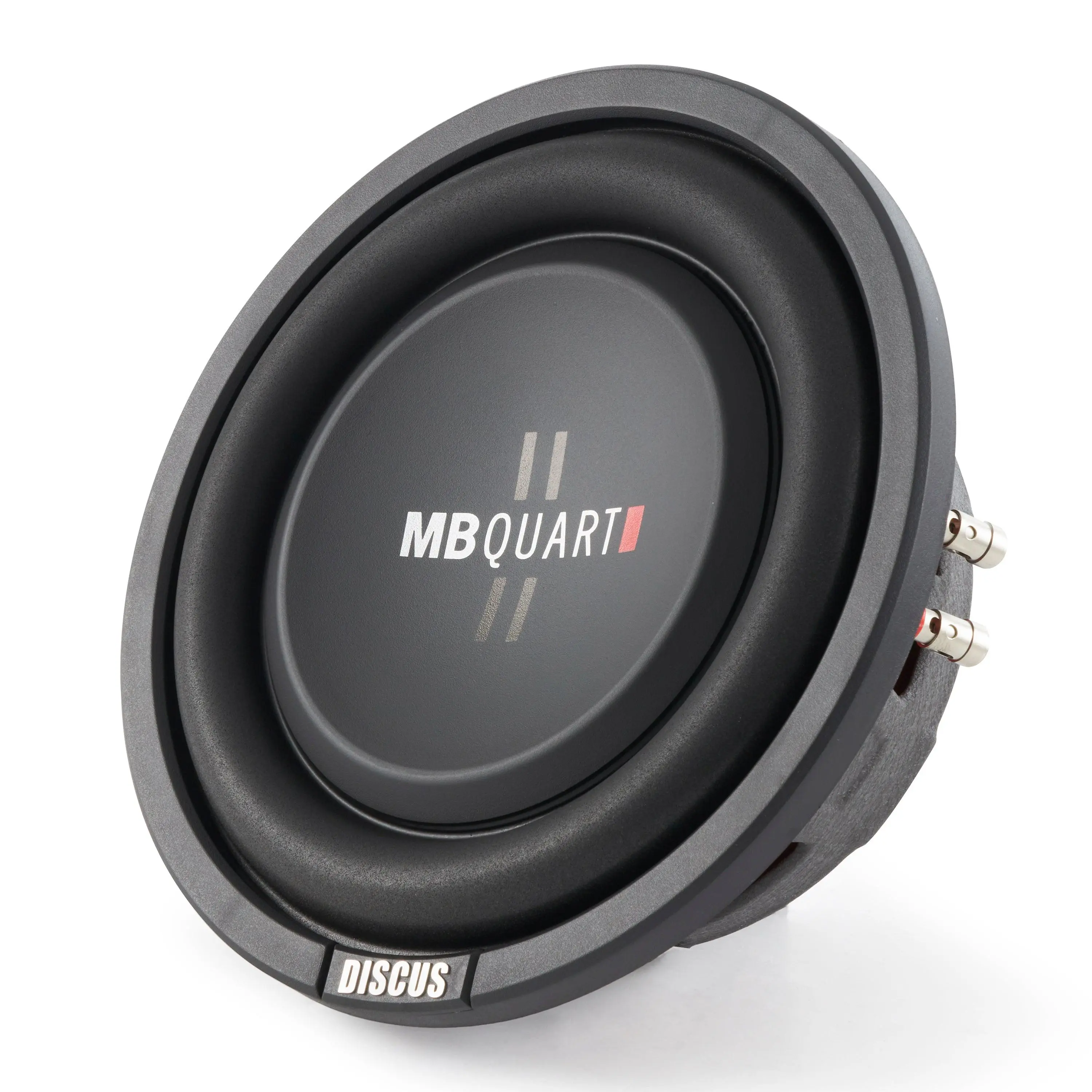 MB Quart DS1-204 400 Watt 8 Inch Shallow Slim DVC 4 Ohm Car Sub, Single Speaker MB Quart DS1-204 400 Watt 8 Inch Shallow Slim DVC 4 Ohm Car Sub, Single Speaker
