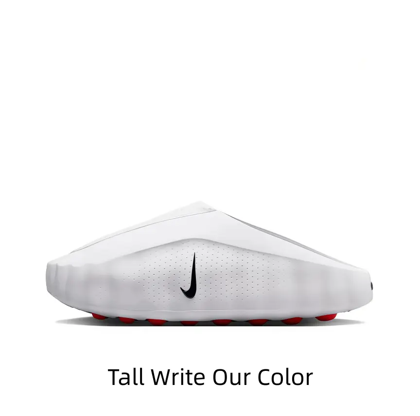 Sports Collectibles Enthusiasts' Stylish White Slip-On Slide, Ergonomic Contour Reduces Ft Fatigue, 1-Piece Waterproof Construction for Pool Days, Errands