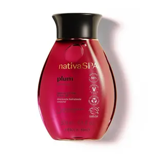 O Boticario Nativa SPA Plum Body Oil 6.8oz Enriched with Quinoa Drops for Hydration & Collagen Boost Vegan Formula