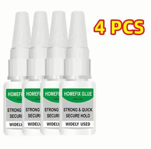 4PCS Nail Glue, Shoe Glue, High-Strength Bonding Glue – Super Glue Gel. Strong & Instant Bond: Multipurpose Super Glue for Nails, Shoes, Wood, Metal, and More Adhesive