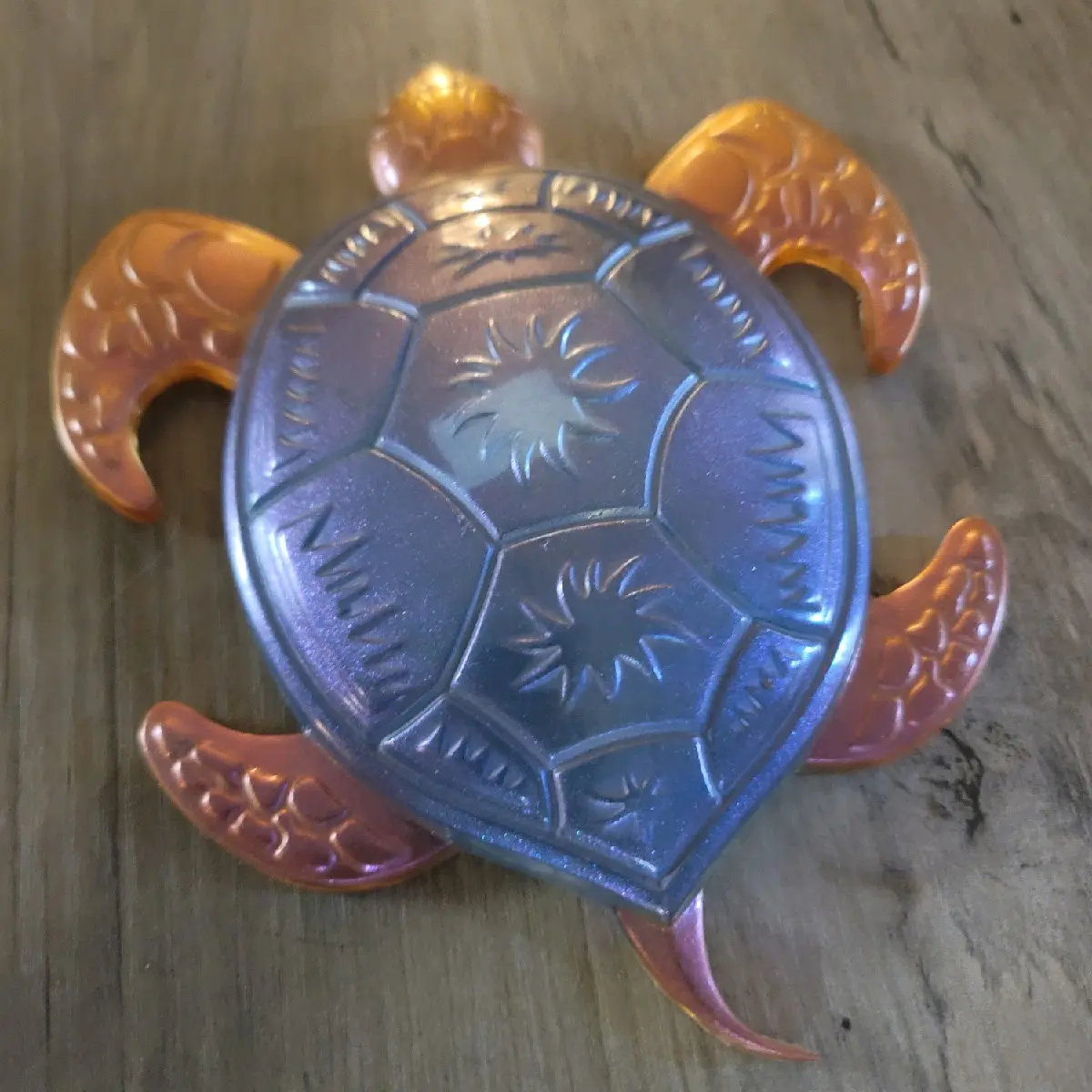 handmade epoxy resin turtle