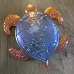 handmade epoxy resin turtle