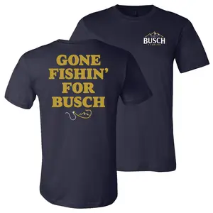 Fishing Gone Fishing Cold Beer Outdoor Graphic Tee