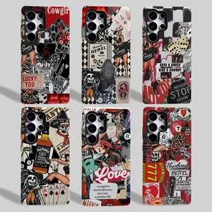 Sassy Rebel Cowgirl Phone Case for Samsung Galaxy S26/S25/S24/S23/S22/S21/PLUS/FE/Ultra/NOTE20/A71/A56/A55/A54/A53/A52/A36/A35/A34/A26/A25/A23/A16/A15/A14/A13/A06/A04S,Shockproof Wireless Charging Thickened cover Western Grunge Mother's Day gift