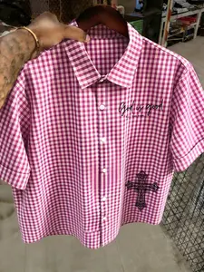 Men's Short Plaid Print Sleeveless Shirt, Fashion Casual Top for Daily Wear, Trendy Design with Comfortable Feel