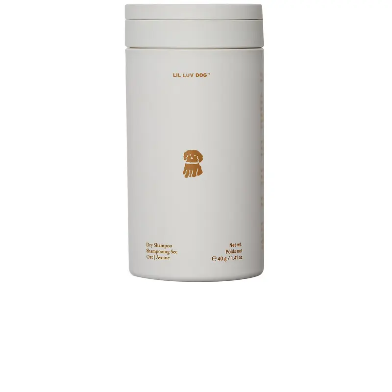 Lil Luv Calming Vegan Dog Dry Shampoo - 1.41 oz Oat-Infused, Rice Bran, Tapioca Cleanser, Alcohol-Free, Allergen-Free, Excess Oil Absorber, Dog Grooming Product