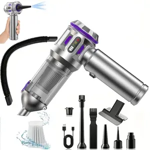 Three-Speed High Power Pet Hair Remover Handheld Vacuum Cleaner, Wireless Battery Display Portable Car Vacuum for Home Office Camping Computer Keyboard Cleaning