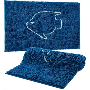 Aquarium Mat 20x36 Inch Large Fish Tank Cleaning Pad Super Absorbent Chenille Sponge Pad Protects Furniture from Water Scratches Decorative Floor