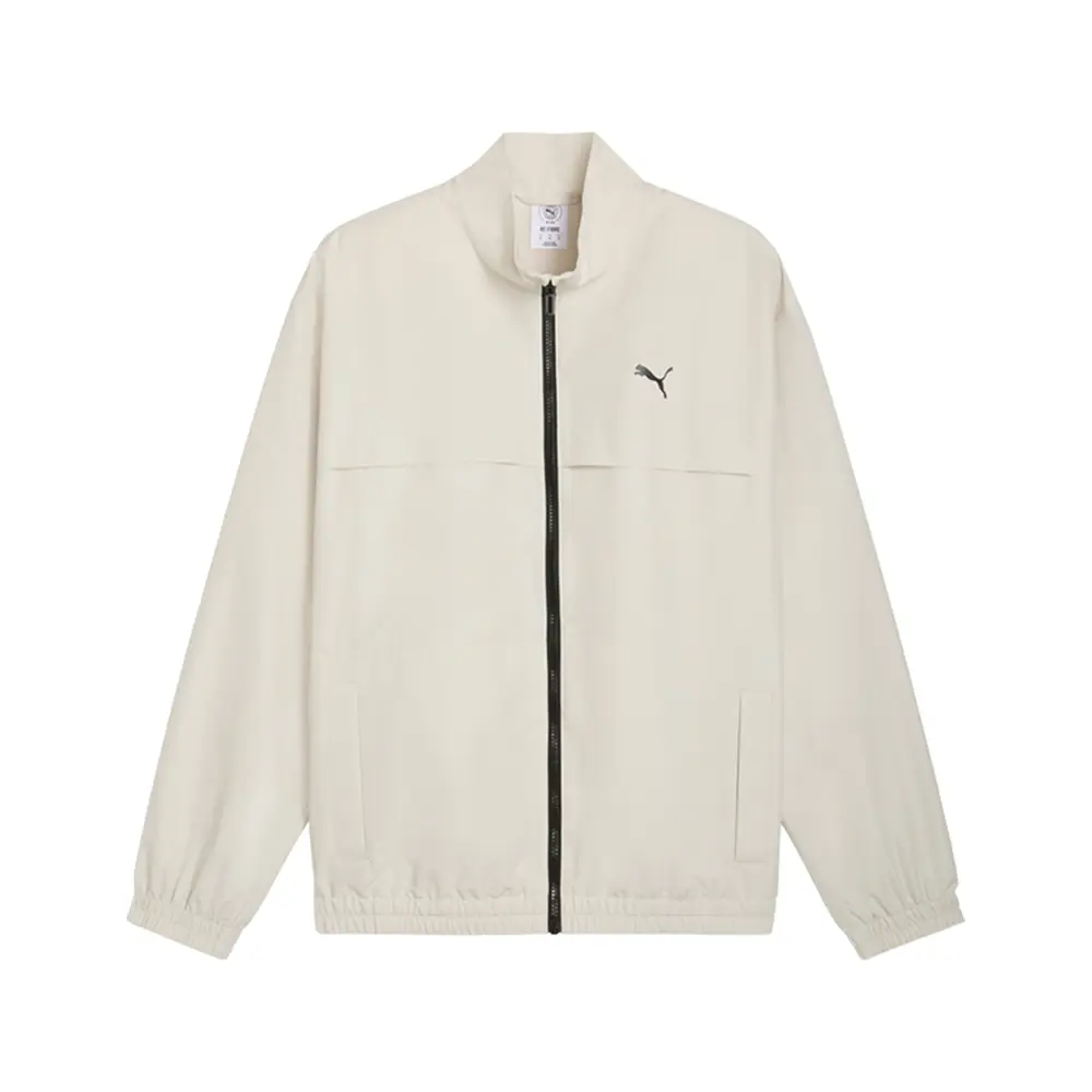 PUMA Mens Seasonal Windbreaker Athletic Outerwear Casual - Off White