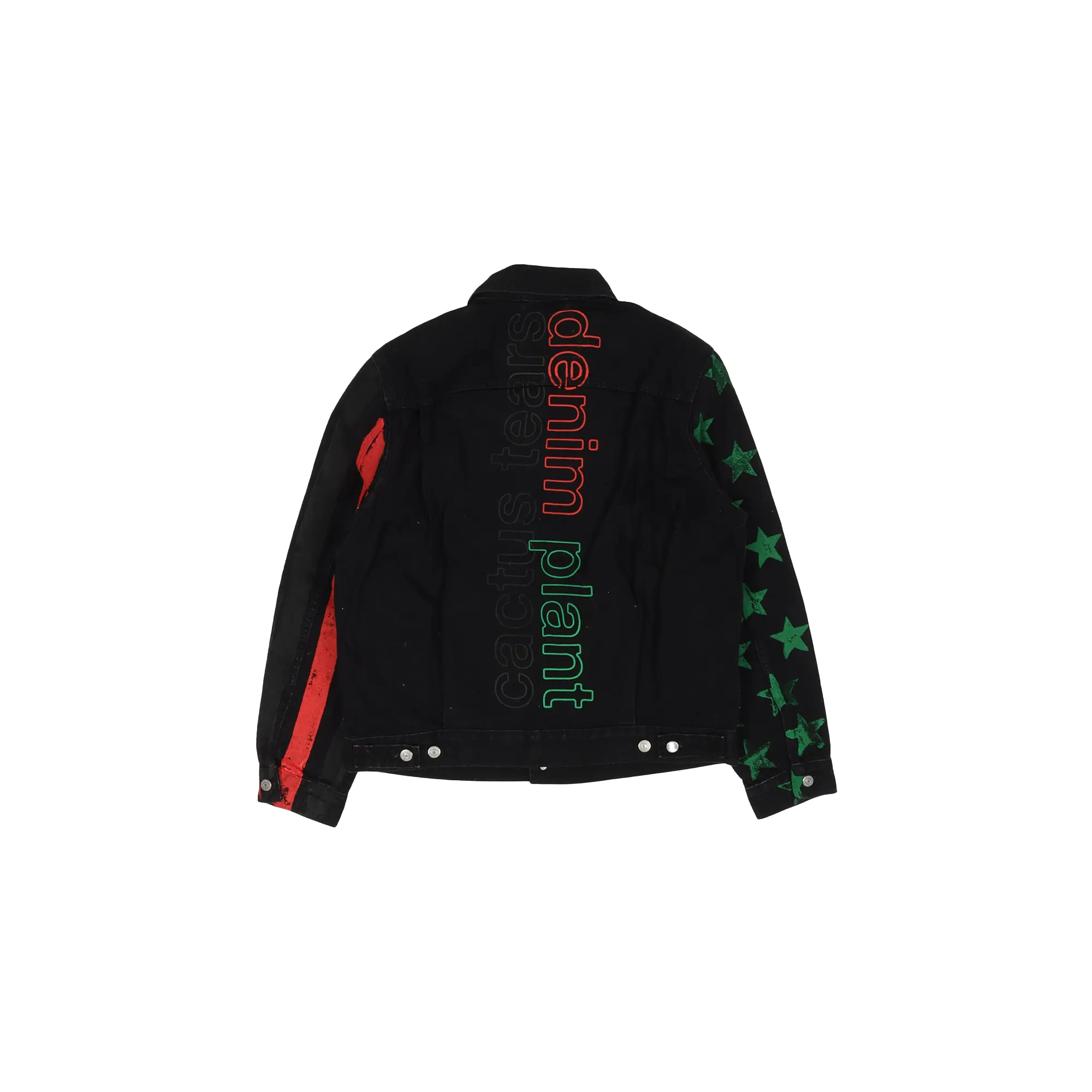 Cactus Tears Denim Plant Jacket "4th Of July" DT190