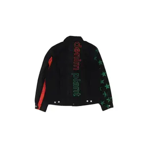 Cactus Tears Denim Plant Jacket "4th Of July" DT190