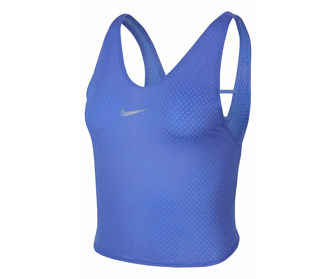 Nike Miler Summer Breathe Crop Tank Top Womens Active Shirts & Tees