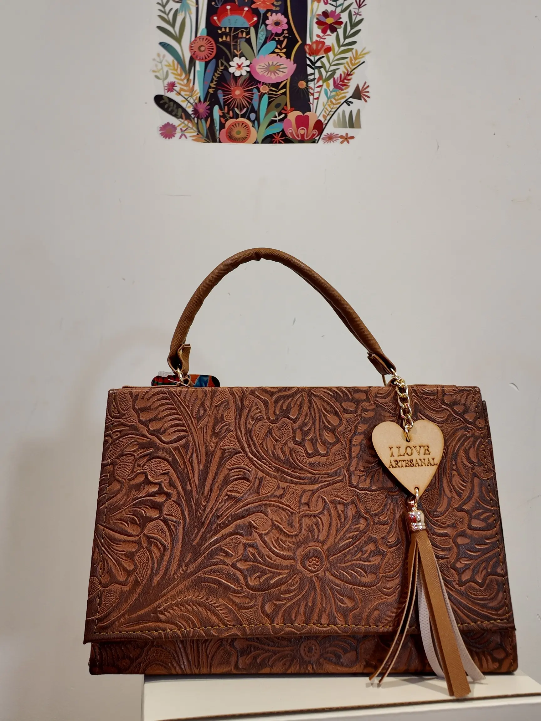 Mexican Western Artisanal Vegan Leather Handbag