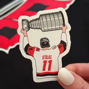 4 Ops (NOT COMBO 4) Car000000lina Hurr!!!canes  2026 Stanley Cup Jersey Sticker