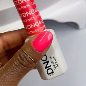 DND 652 LYCHEE PEACHY Gel and Lacquer Duo nail care nail art