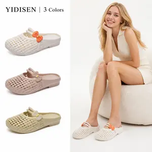 Women’s Mary Jane slip-on sandals with cutout design, two ways to wear, non-slip sole, closed toe, breathable, for summer outdoor wear
