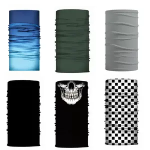 6Pcs UV Protection Cooling Neck Gaiter Masks Tube Scarf,Seamless Bandanas Buffs Gators,Ourdoor Face Mask Face Covering Multi Headwear Perfect for Biking, Fishing, Climbing & Outdoor Sports Balaclava, Skull Balaclava