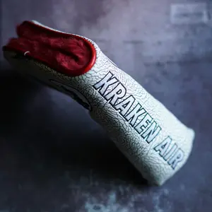 Kraken Air Blade Putter Headcover - Chicago Red Elephant Print