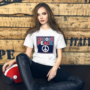 Patriotic Choose Peace Unisex t-shirt