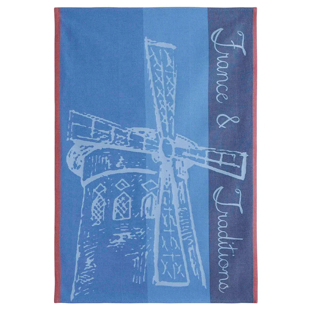 French kitchen towel - Jacquard cotton - Reversible - Moulin rouge Paris | Coucke