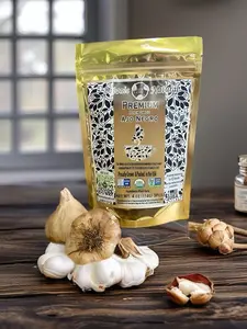 BN BLACK GARLIC 3PCS  USDA ORGANIC NATURAL HEALTHY DELICIOUS FLAVOR  A 100% A USA  SPICE PRODUCT