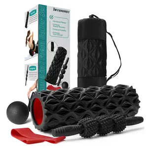 5-in-1 Foam Roller Set for Deep Tissue Massage, Muscle Pain Relief, Improved Mobility, High-Density Back Roller for Whole Body Relieves Muscle Pain Muscle Massage Body Care Comfort