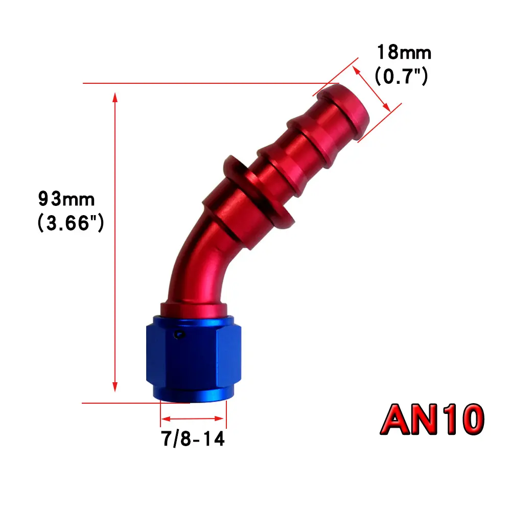 an10   45° Red and blue