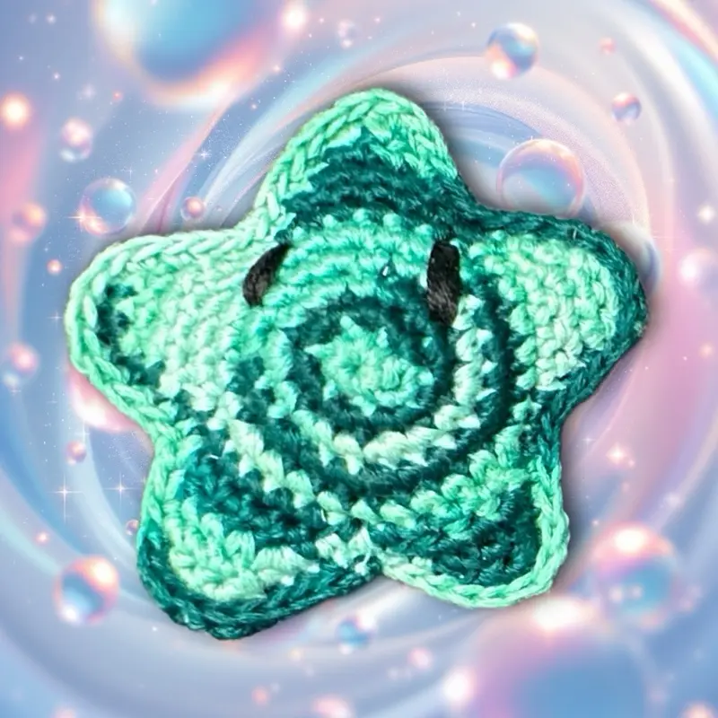 Super Stars Crochet Pellet Filled Fidget Toy - Handcrafted