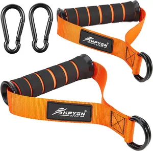 HPYGN Cable Machine Handles, Exercise Handles for Resistance Bands, Cable Handles Gym Equipment, Grip Attachments Great for Cable Training Pulley System Home Gym