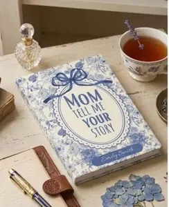 Mom Tell Me Your Story Journal | Guided Memory Book for Mother | Keepsake Gift for Mom | Mother’s Day Gift
