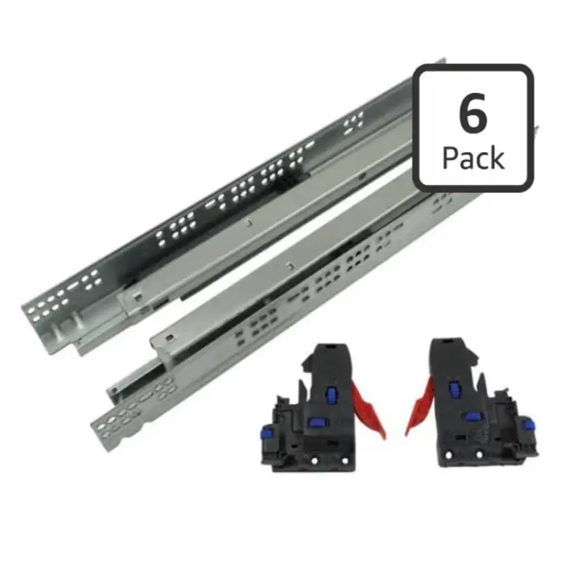21" Pride Industrial Under Mount Soft Close Drawer Slides