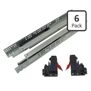 21" Pride Industrial Under Mount Soft Close Drawer Slides
