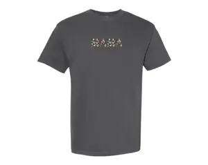 MAMA Floral Comfort Colors T-Shirt