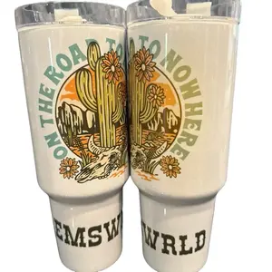 On The Road To Nowhere 40 Oz Tumbler Container Drink
