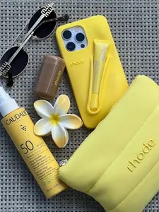 Rhode Aesthetic Lip Holder Phone Case Snap-On Magnetic MagSafe Compatible Soft Silicone Cover for Girls