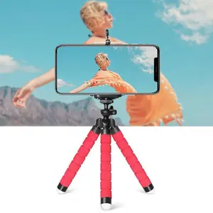 Mini Tripod, Octopus Design Mini Tripod Stand, Smartphone Tripod Stand, Mobile Phone Holder Clip, Smartphone Camera Accessories, Phone Accessories Compatible