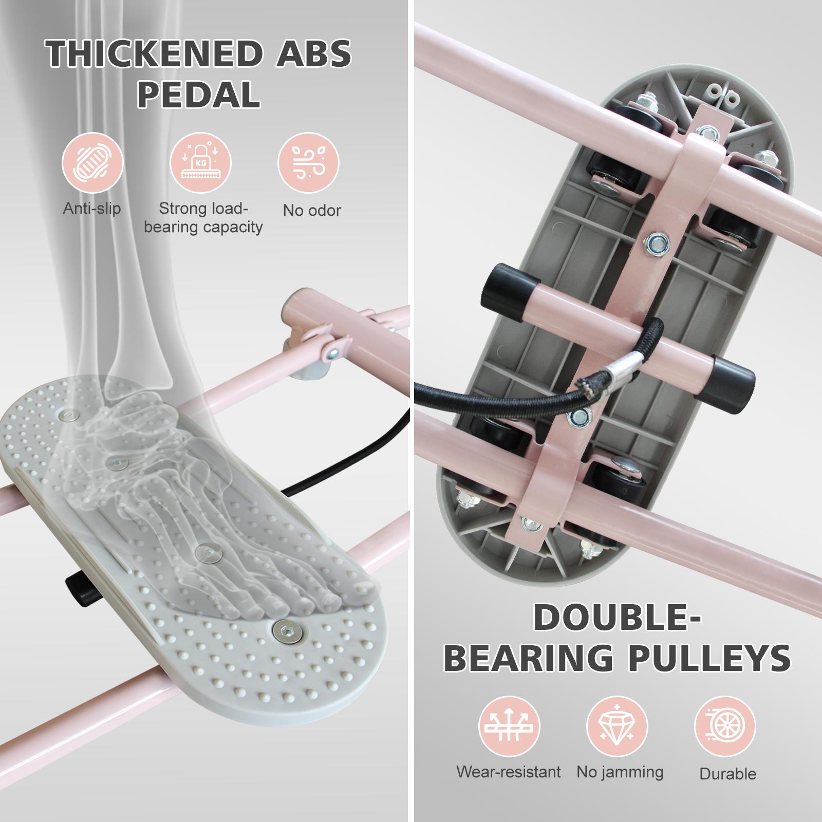 SAVEYOUR Ski Machine Foldable, Simulated Ski Trainer with 4-Level Adjustable Non-Slip Pedal Armrest, Pelvic Floor Muscle Trainer for Home SAVEYOUR Ski Machine Foldable, Simulated Ski Trainer with 4-Level Adjustable Non-Slip Pedal Armrest, Pelvic Floor Muscle Trainer for Home