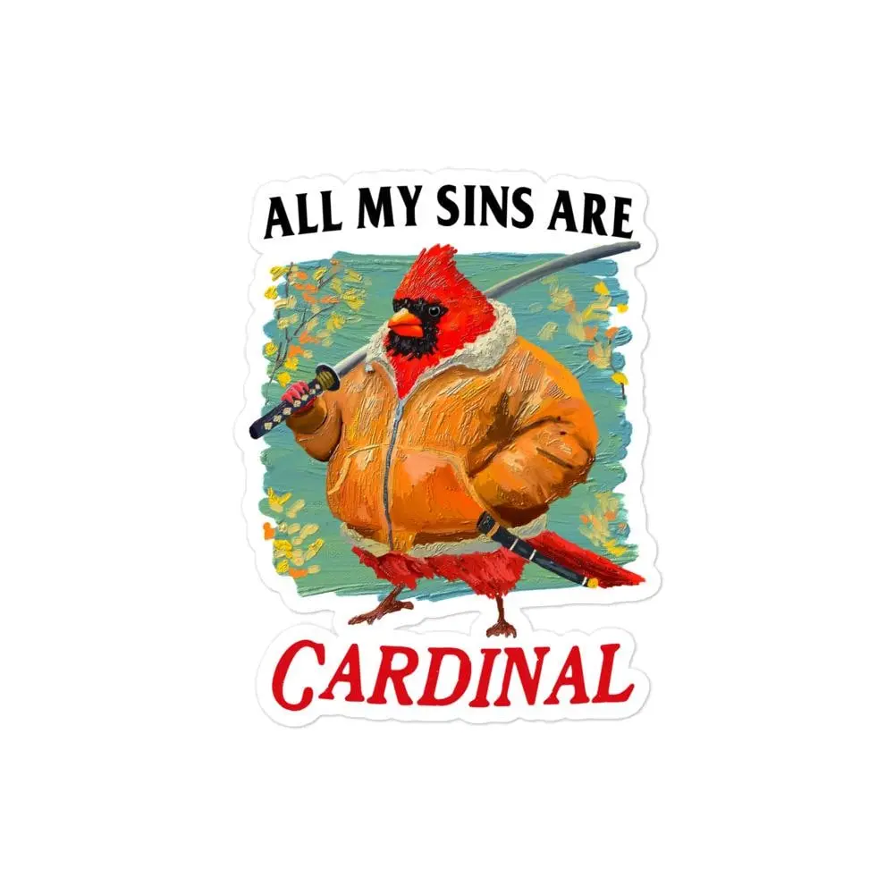 Cardinal Sins Bubble-free stickers Cardinal Sins Bubble-free stickers