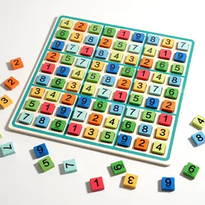 Wooden Number Puzzle Game, Brain Training and Logic Toy, Math Gift for Kids Aged 3+, Educational Playset for Children, Number Counting Blocks