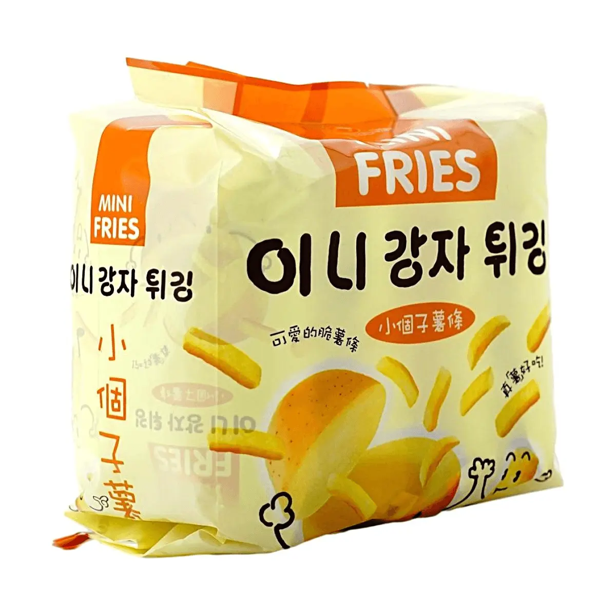 QIAOYI Crispy Mini Sweet Potato Fries 80g - All Natural Vegan Snack for Petite Portions